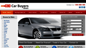 What Carbuyersdirect.com.au website looked like in 2015 (8 years ago)