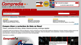 What Compredia.es website looked like in 2015 (8 years ago)