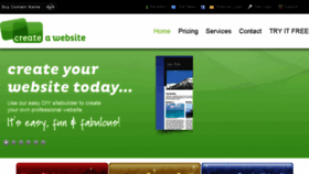 What Createawebsite.com.au website looked like in 2015 (8 years ago)
