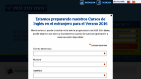 What Cursosidiomas.com website looked like in 2015 (8 years ago)