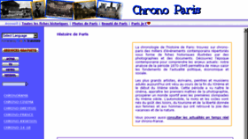 What Chrono-paris.com website looked like in 2015 (8 years ago)