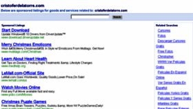 What Cristoferdelatorre.com website looked like in 2015 (8 years ago)