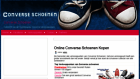 What Converseschoenen.net website looked like in 2015 (8 years ago)