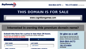 What Cognitiongames.com website looked like in 2015 (8 years ago)