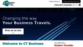 What Ctbusinesstravel.co.uk website looked like in 2015 (8 years ago)