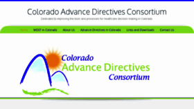 What Coloradoadvancedirectives.com website looked like in 2015 (8 years ago)
