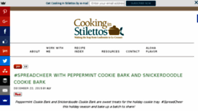 What Cookinginstilettos.org website looked like in 2015 (8 years ago)