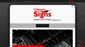 What Chillipepper-signs.co.uk website looked like in 2015 (8 years ago)