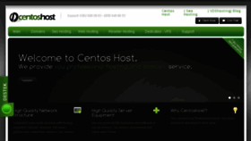What Centoshost.com website looked like in 2015 (8 years ago)