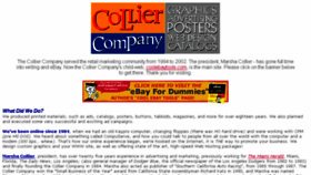 What Collierad.com website looked like in 2016 (8 years ago)