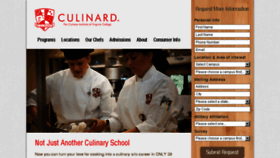 What Culinard.com website looked like in 2016 (8 years ago)