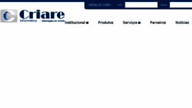What Criareinformatica.com.br website looked like in 2016 (8 years ago)