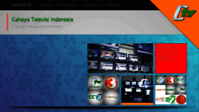 What Cahaya.tv website looked like in 2016 (8 years ago)