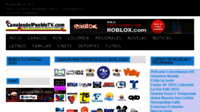What Canalesdelpueblotv.com website looked like in 2016 (8 years ago)