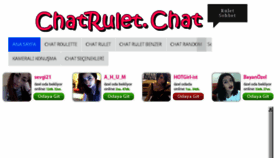 What Chatrulet.chat website looked like in 2016 (8 years ago)