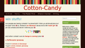 What Cotton-candy.net website looked like in 2016 (8 years ago)