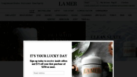 What Cremedelamer.com website looked like in 2016 (8 years ago)