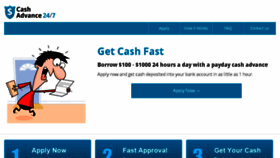 What Cashadvance24.net website looked like in 2016 (8 years ago)