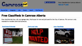 What Camrose.townpost.ca website looked like in 2016 (8 years ago)