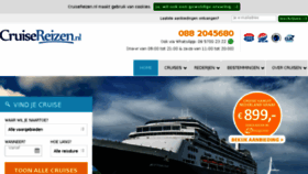 What Cruisereizen.nl website looked like in 2016 (8 years ago)