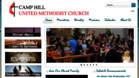 What Camphillumc.org website looked like in 2016 (8 years ago)