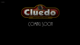 What Cluedo.org.uk website looked like in 2016 (8 years ago)