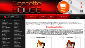 What Cigarettehouse.net website looked like in 2016 (8 years ago)