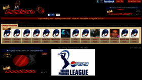 What Champselector.com website looked like in 2016 (8 years ago)