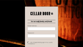 What Cellardoor.co website looked like in 2016 (8 years ago)