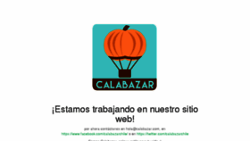 What Calabazar.com website looked like in 2016 (8 years ago)