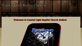 What Coastallightbaptist.com website looked like in 2016 (8 years ago)
