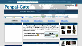 What Chat.penpal-gate.net website looked like in 2016 (8 years ago)