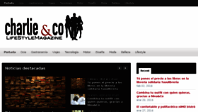 What Charliecolifestyle.es website looked like in 2016 (8 years ago)