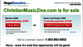 What Christianmusiczine.com website looked like in 2016 (8 years ago)