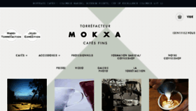 What Cafemokxa.com website looked like in 2016 (8 years ago)