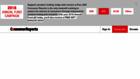 What Consumerreportsmagazine.org website looked like in 2016 (8 years ago)