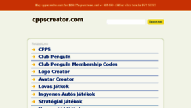 What Cppscreator.com website looked like in 2016 (8 years ago)
