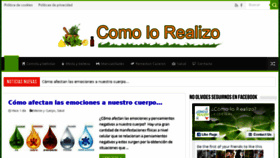 What Comolorealizo.com website looked like in 2016 (8 years ago)
