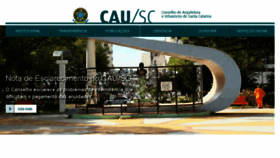 What Causc.gov.br website looked like in 2016 (8 years ago)