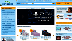 What Cariszone.com website looked like in 2016 (8 years ago)