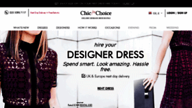 What Chic-by-choice.com website looked like in 2016 (8 years ago)