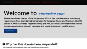 What Cernosice.com website looked like in 2016 (8 years ago)