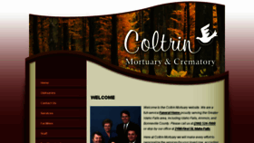 What Coltrinmortuary.com website looked like in 2016 (8 years ago)