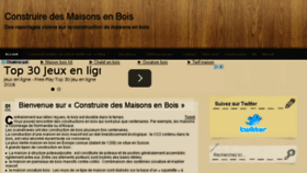 What Construire-maisons-en-bois.com website looked like in 2016 (8 years ago)
