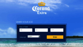 What Coronaextrausa.com website looked like in 2016 (8 years ago)