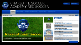 What Csarecsoccer.com website looked like in 2016 (8 years ago)