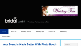 What Cardiffbridal.com website looked like in 2016 (8 years ago)