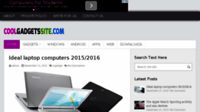 What Coolgadgetssite.com website looked like in 2016 (8 years ago)