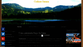 What Codicesoaxaca.mx website looked like in 2016 (8 years ago)