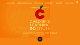What Childrenslearninginstitute.org website looked like in 2016 (8 years ago)
